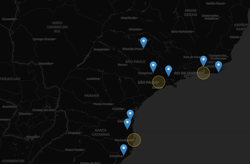 Mapa de Leilões Éden